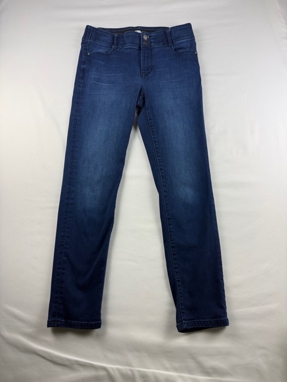 Nine West Straight Leg Jeans Size 10 Stretch Waist Comfort Fit